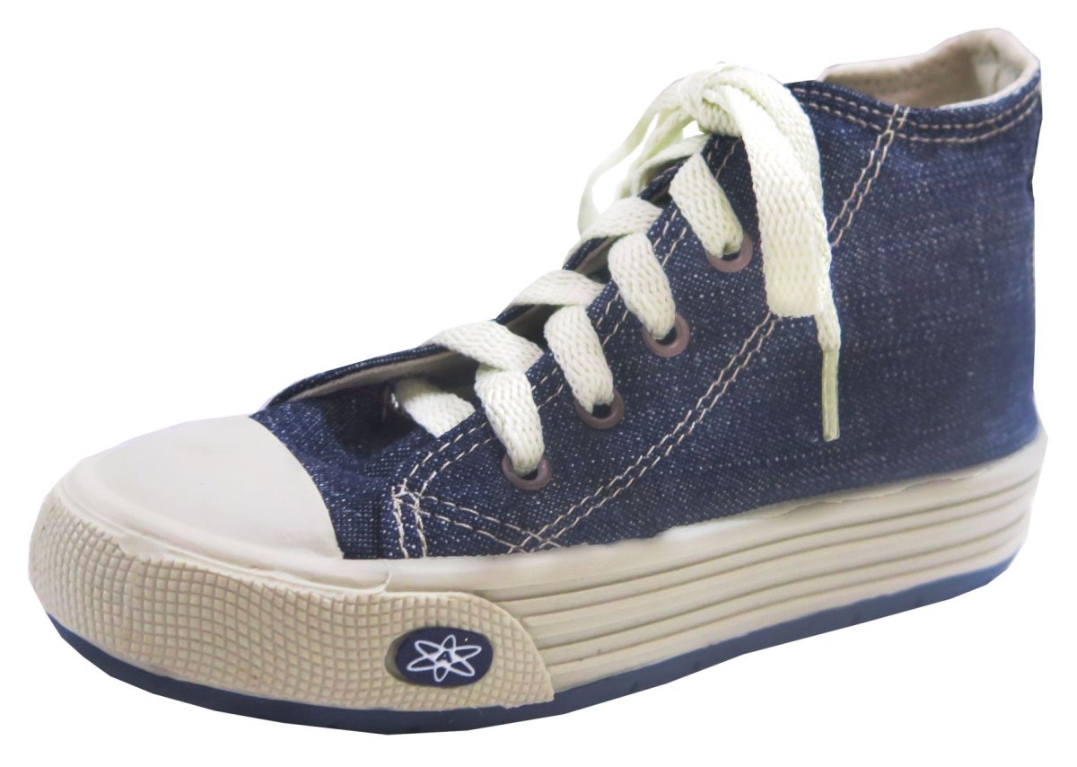 Bota basket jean con cordon