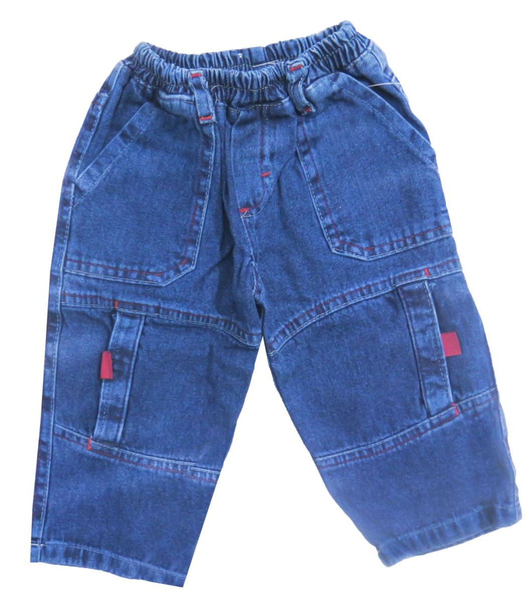 Pantalon jean bebe cintura elastizada