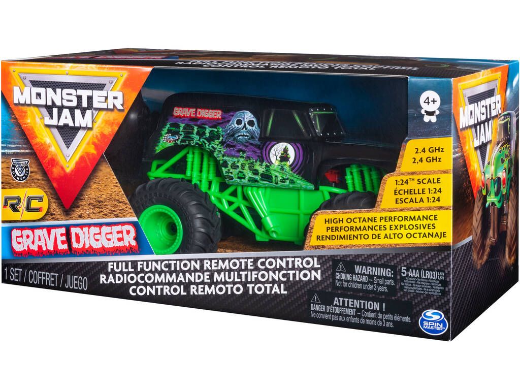 Auto Vehiculo Radio Control Monster Jam - Escala 1:24