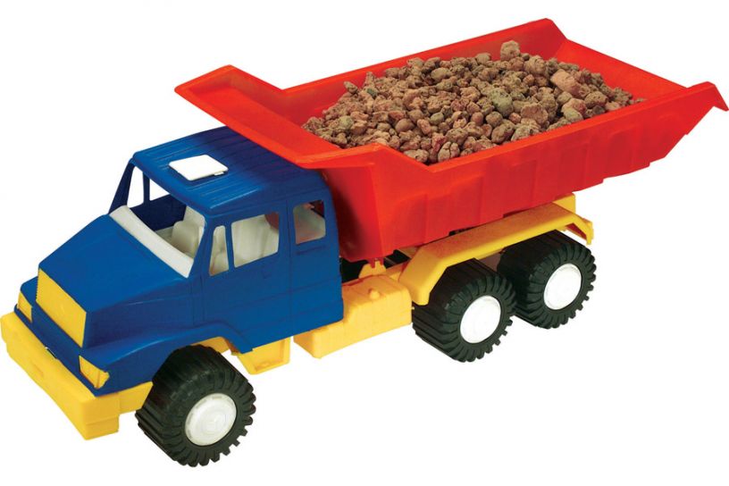 Camion volcador 6 ruedas grande en bolsa