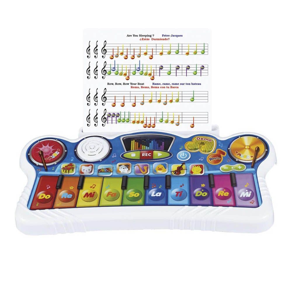Smart Piano - Con Actividades, Sonidos De Animales E Instrumentos - Graba Y Reproduce Sonidos