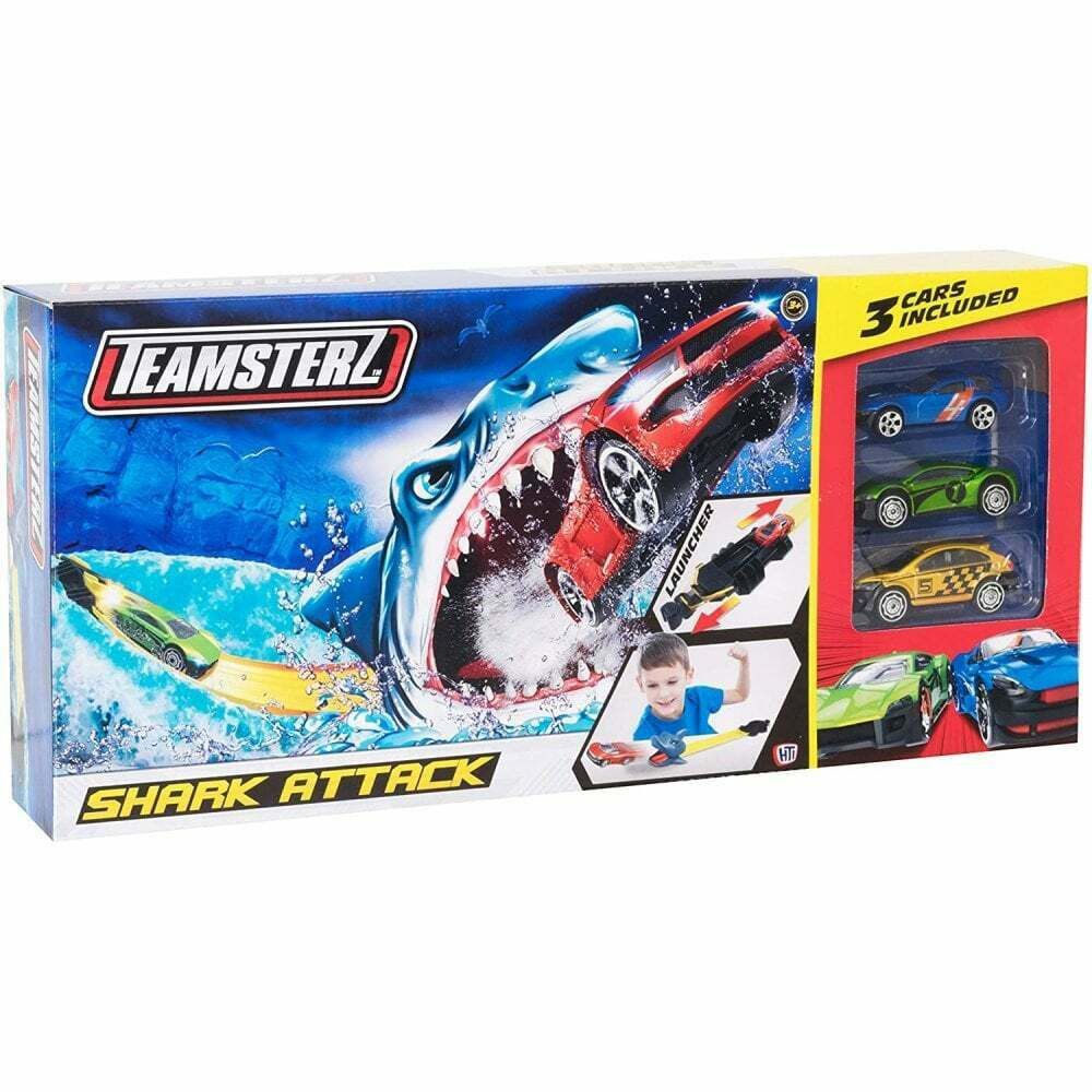 Pista Lanzador Teamsterz - Incluye 3 Autos De Metal