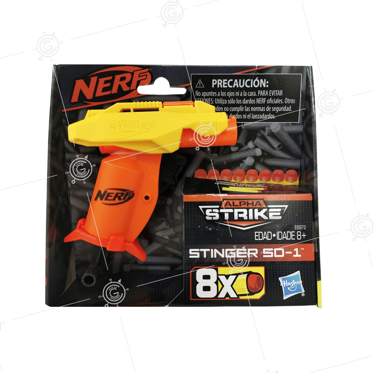 Pistola Dardos Nerf Alpha Strike Stinger SO-1 - 8 Dardos