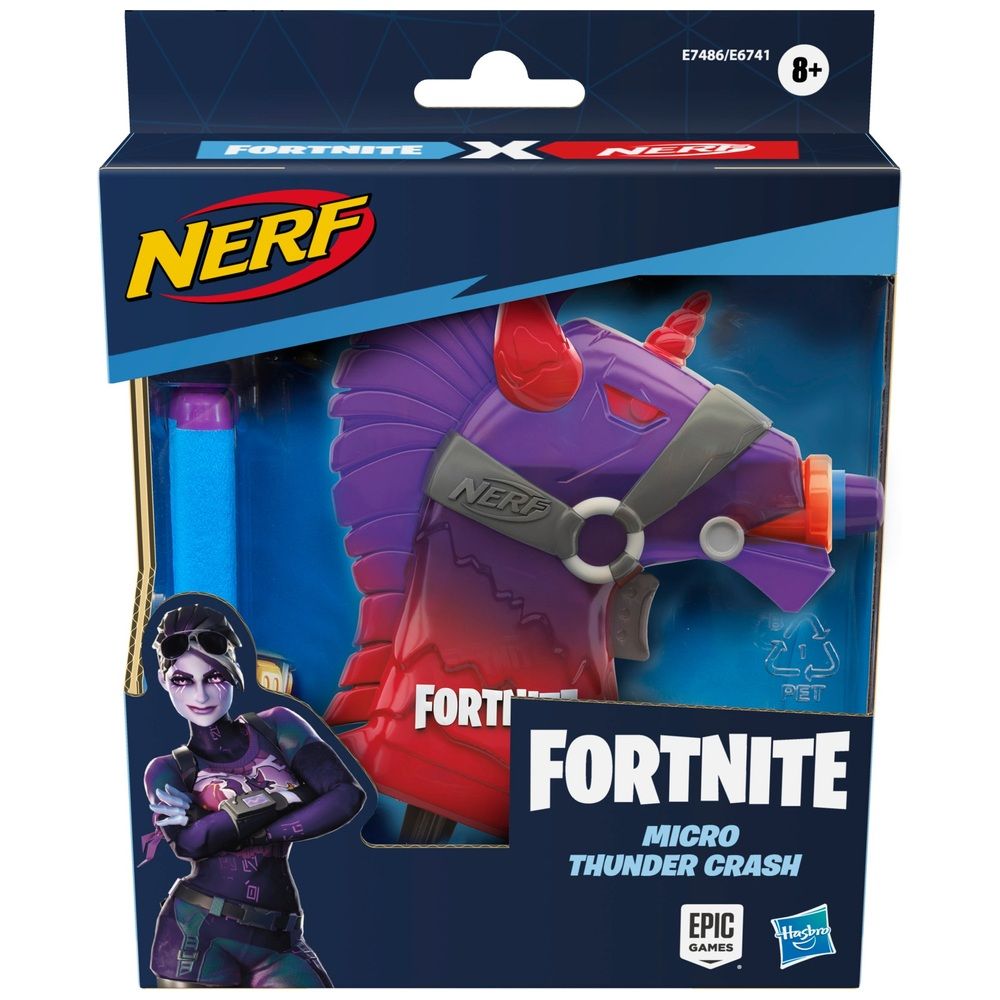 Pistola Dardos Nerf Fortnite Micro Thunder Crash