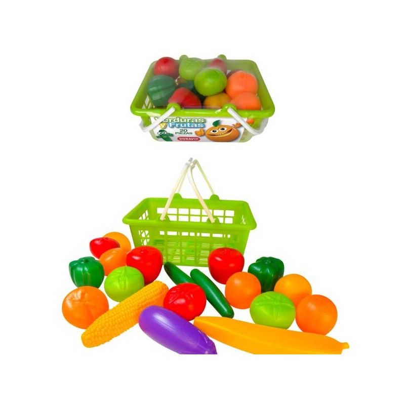 Canasta Con Frutas Y Verduras - Cesto