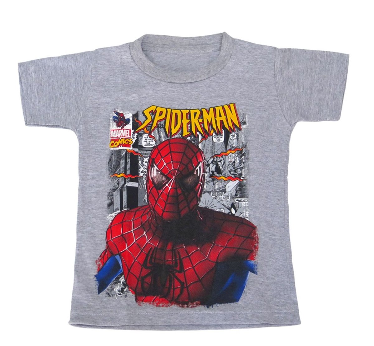 Remera Personaje Manga Corta Con Estampa Spider Man