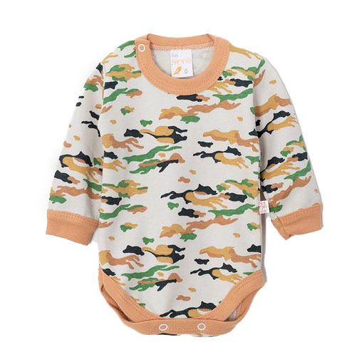 Body camuflado Manga Larga De Algodon