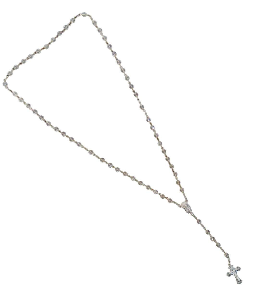 Rosario Con Perla Cristal
