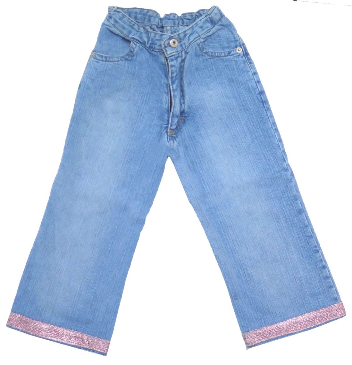 Pantalon de jean con galon