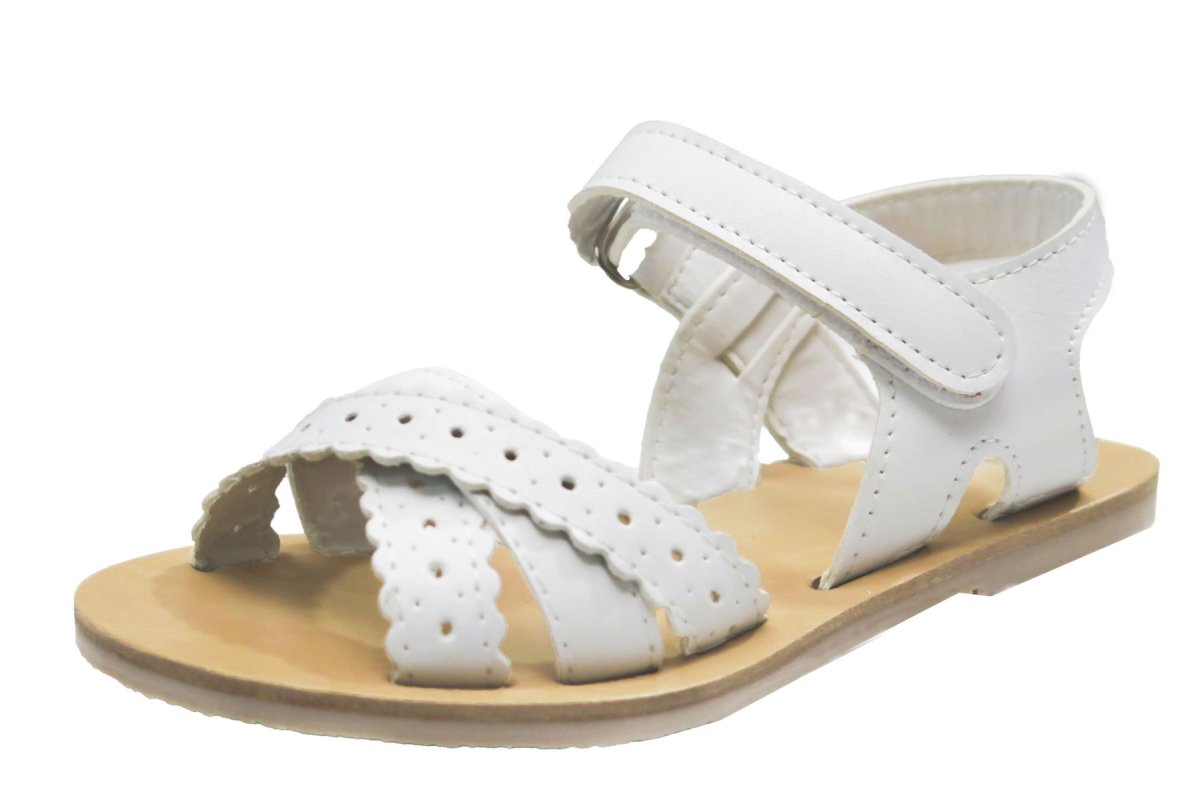 Sandalia Con Tiras Cruzadas