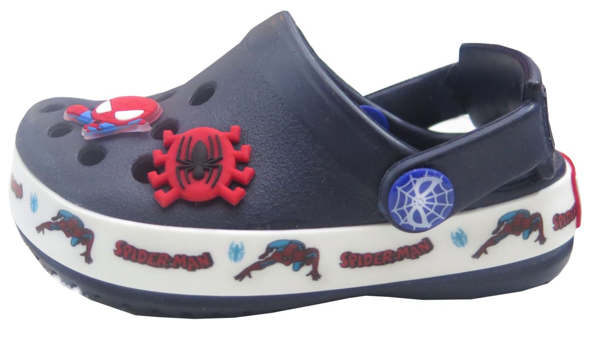 Zuecos Cross Spiderman Hombre Araña Con Apliques