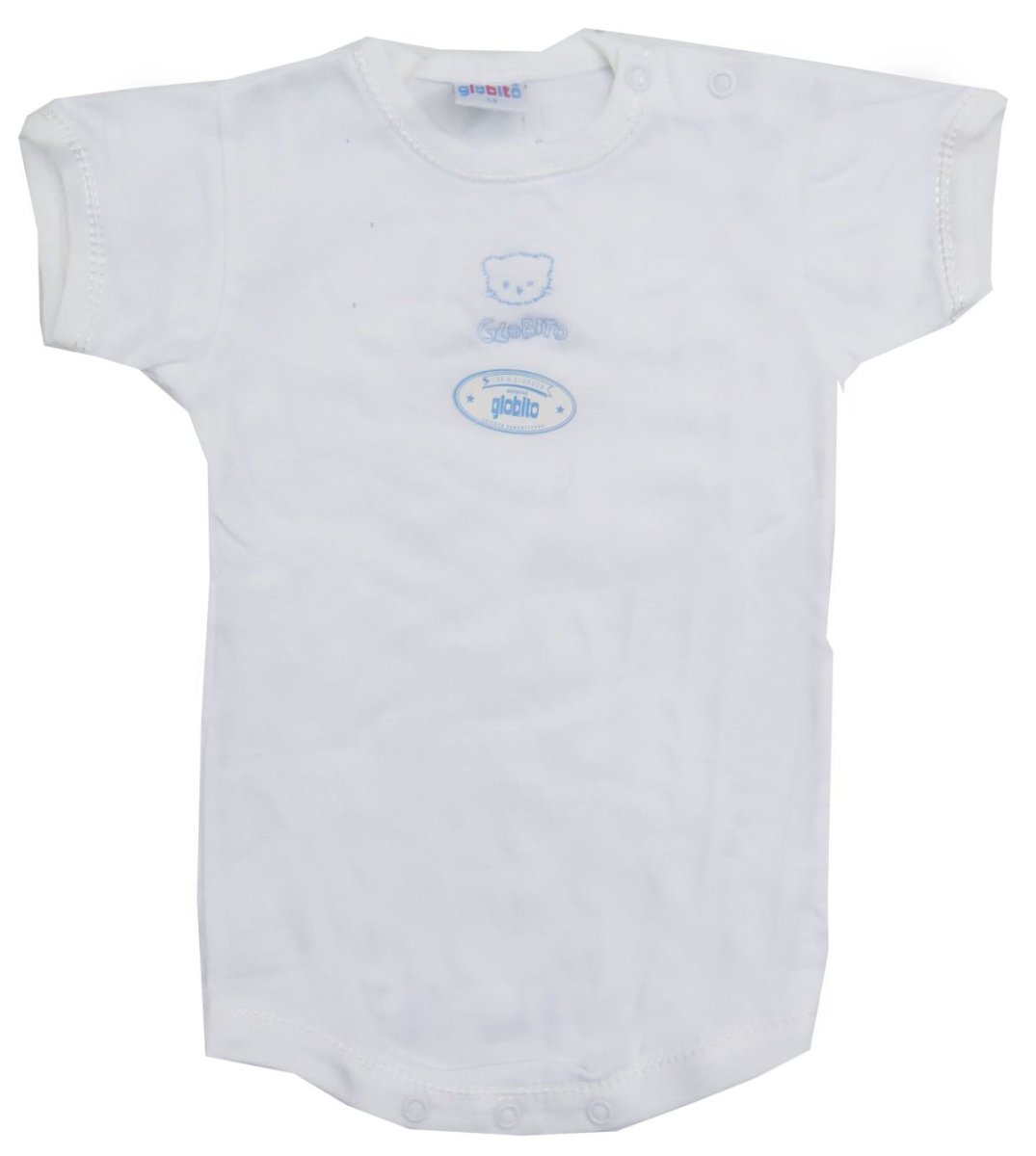 Body Manga Corta Bordado Gatito