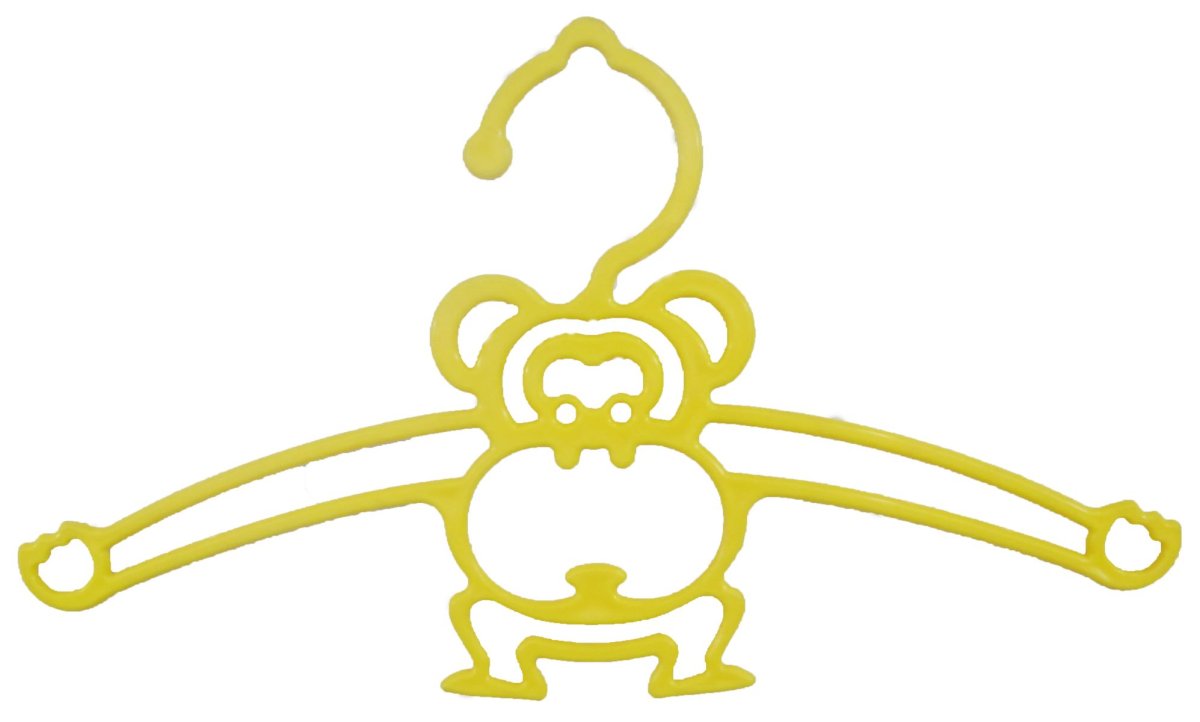 Percha Plastica infantil con animalito