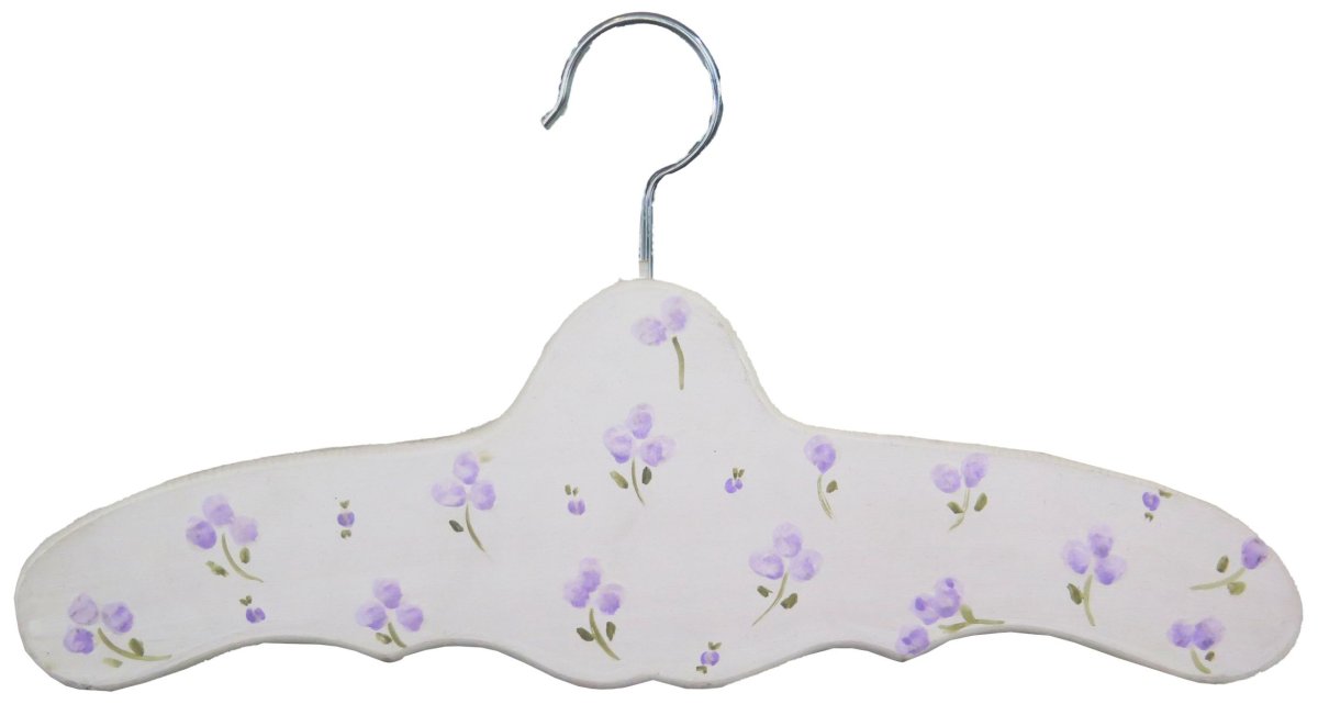 Percha de madera pintada con forma