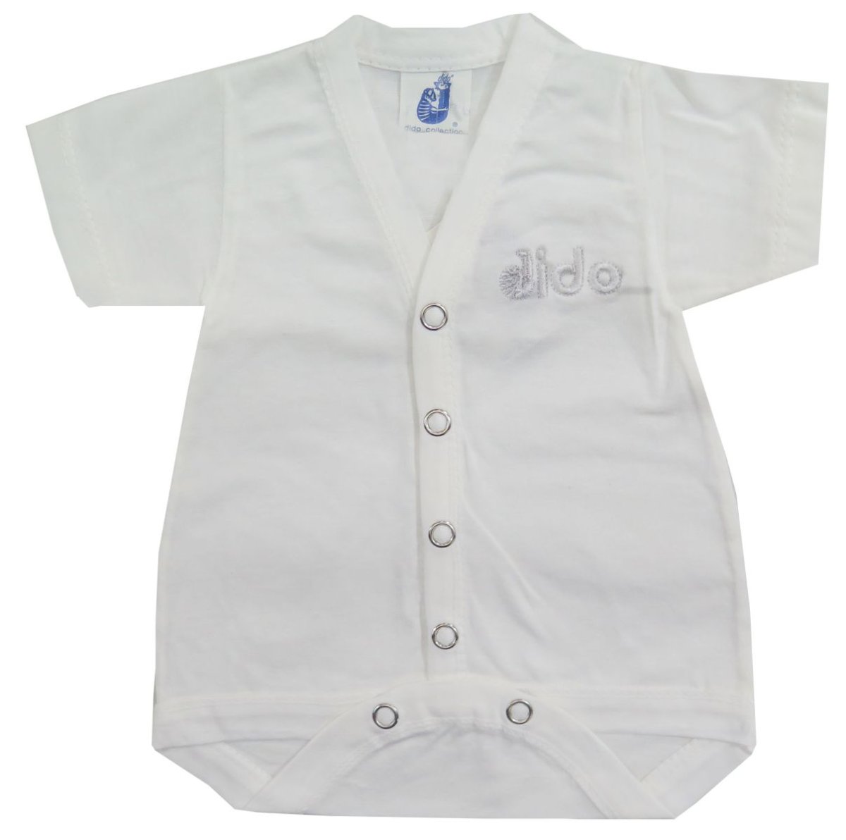 Enterito Manga Corta Con Botones Adelante