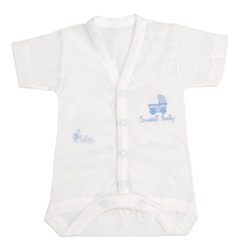 Enterito Manga Corta Con Botones Adelante