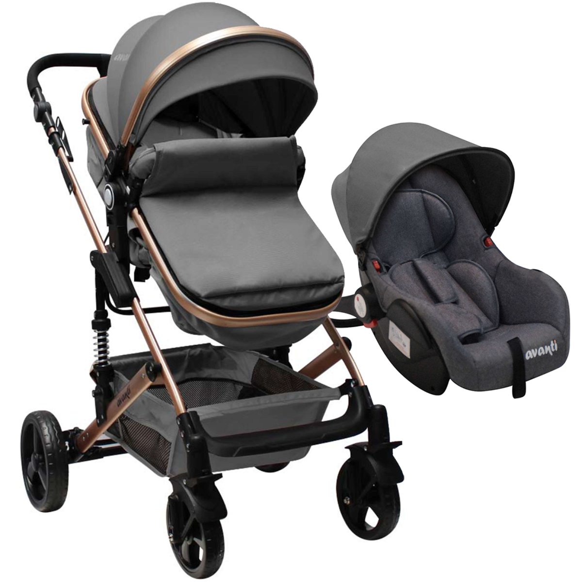 Cochecito Travel System 3 En 1 Smile