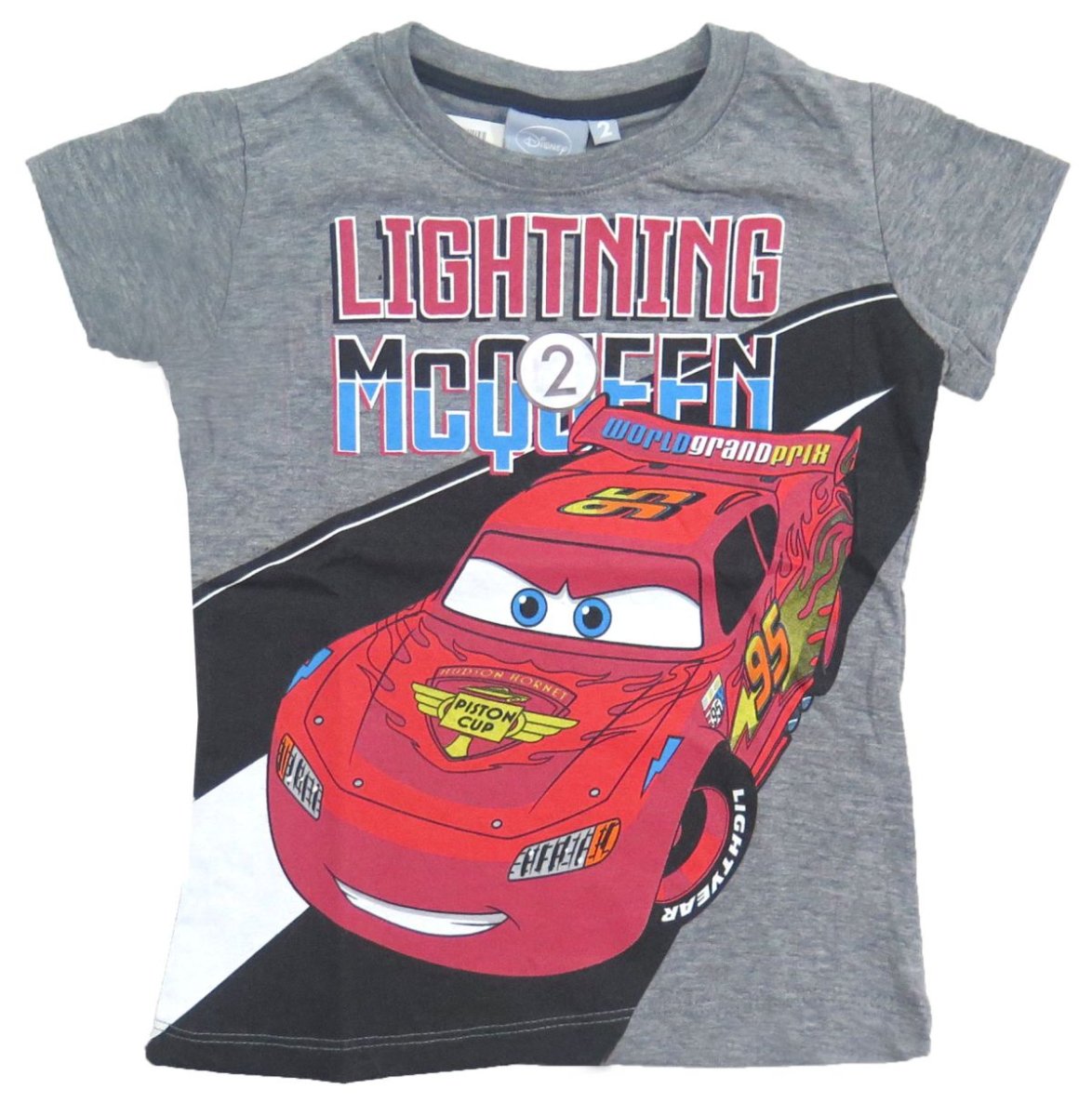 Remera Personaje Manga Corta Algodon Cars