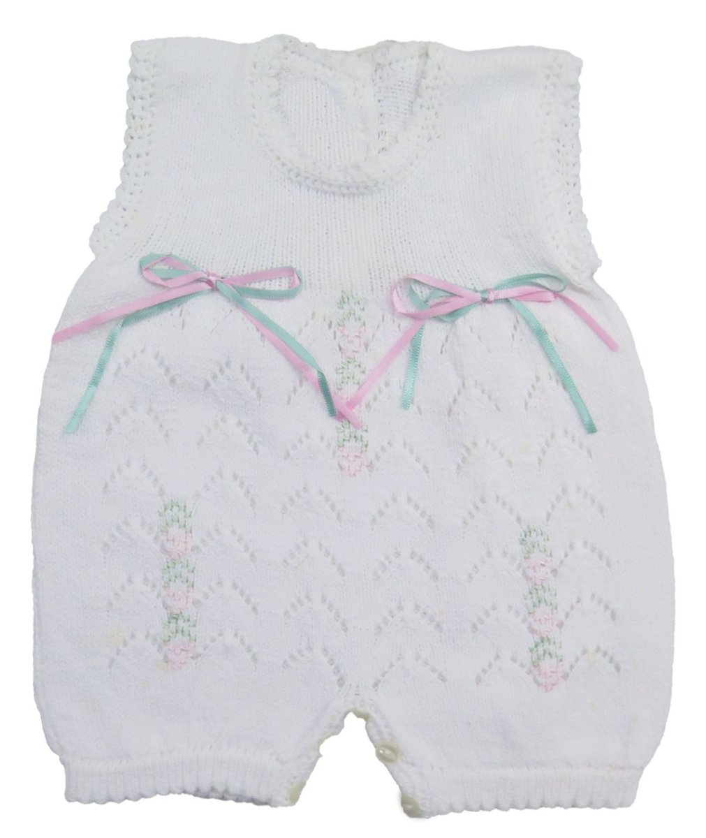 Enterito Hilo Sin Mangas con Moños Bicolor