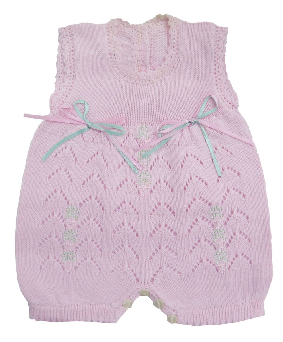 Enterito Hilo Sin Mangas con Moños Bicolor