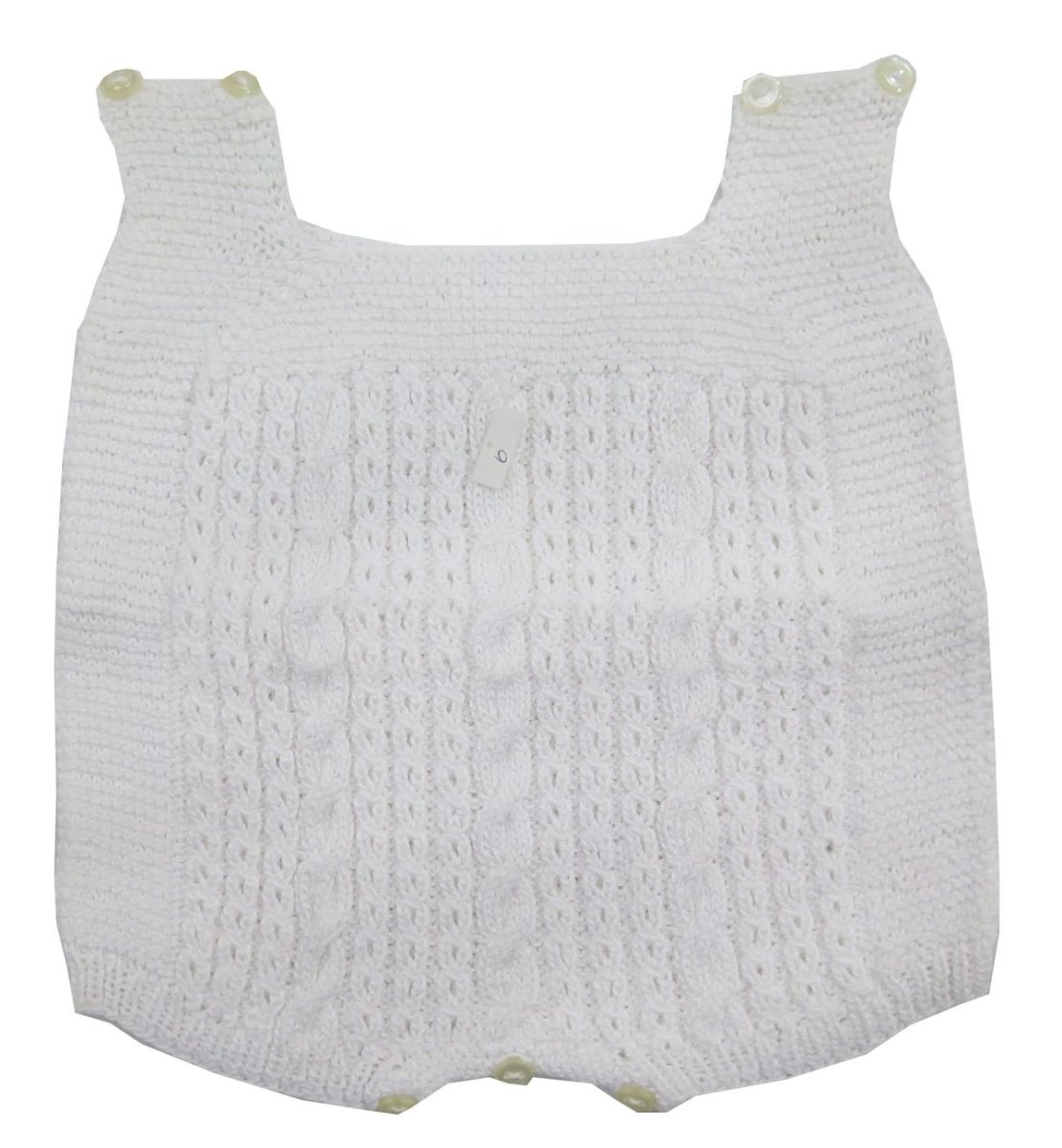 Enterito hilo sin mangas blanco