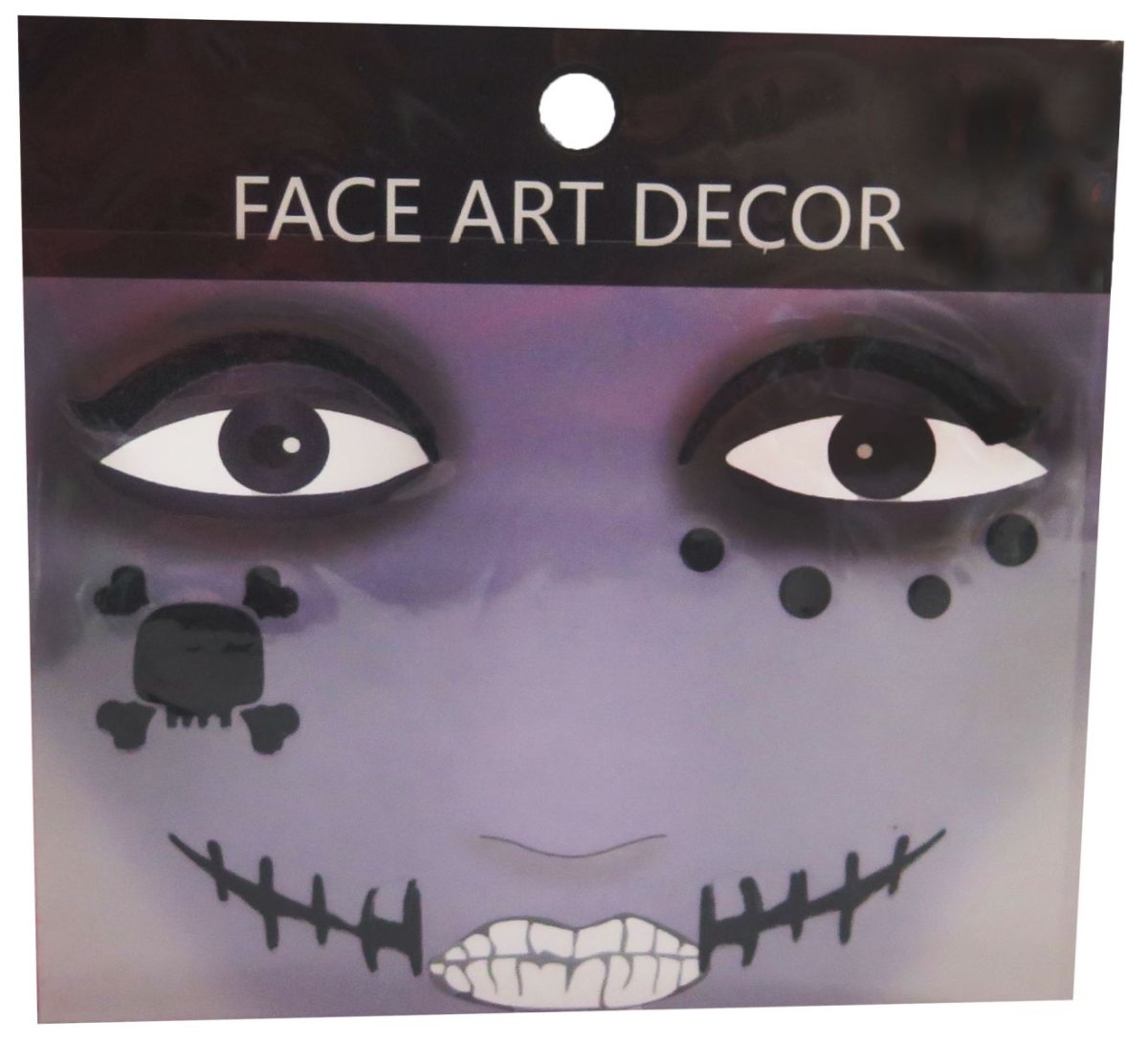 Stickers Para La Cara Calavera - Face Art Decor
