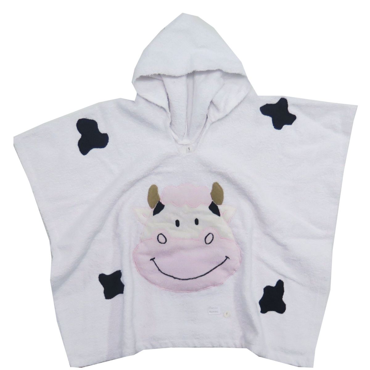 Poncho Toalla Bordado Con Animalito