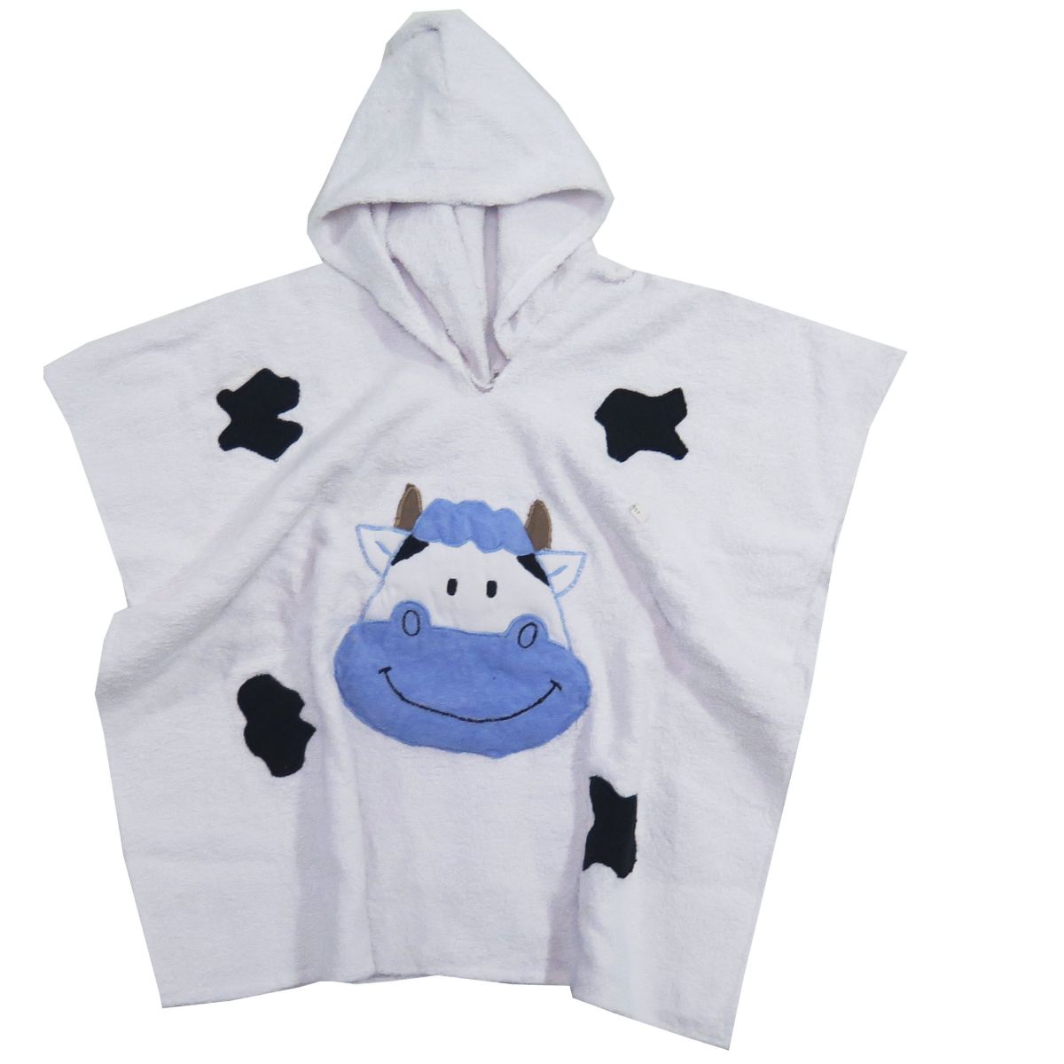 Poncho Toalla Bordado Con Animalito