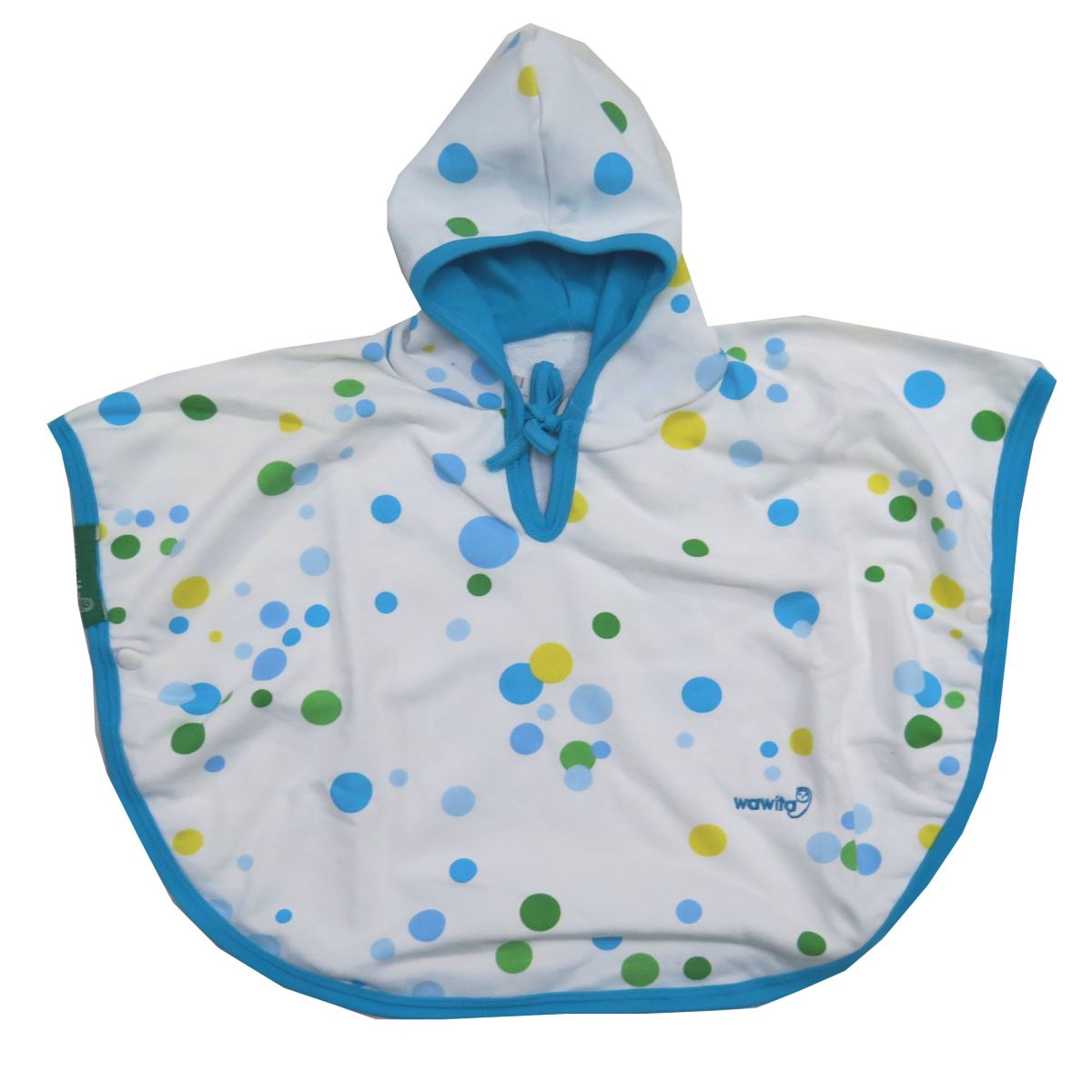 Poncho Bordado Con Lunares