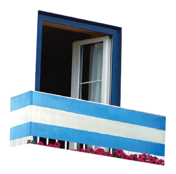 Bandera Balcon Argentina - 3 metros X 60 cm