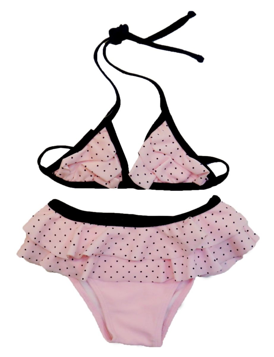 Malla 2 Piezas Estampado Lunares