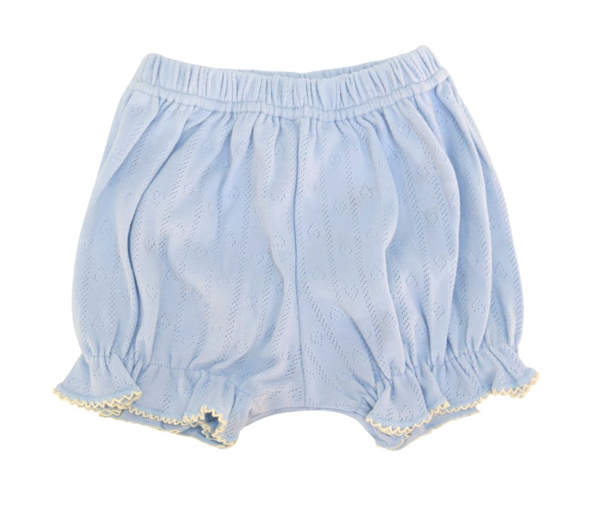 Bombachon Short Algodon desagujado con puño elastizado