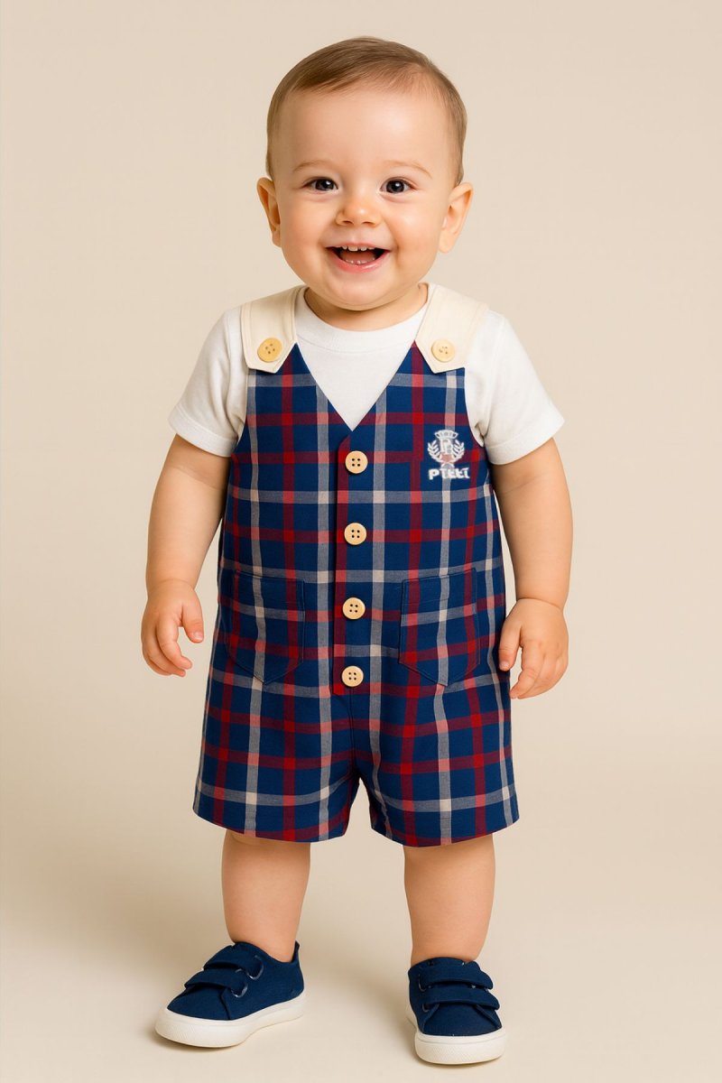 Jardinero escoces con botones