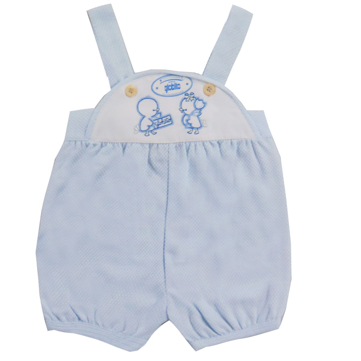 Jardinero bebe celeste