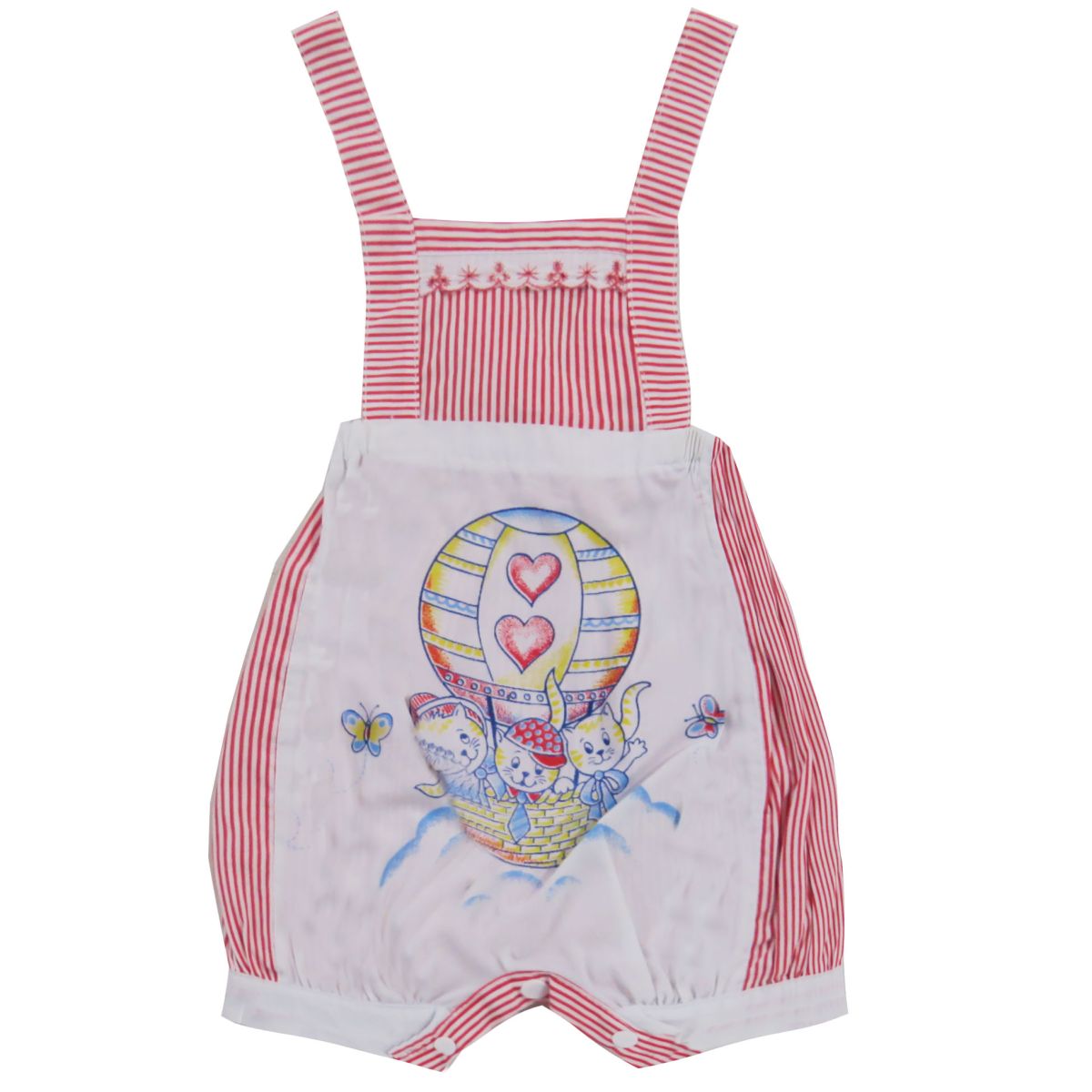 Jardinero rayado con estampa