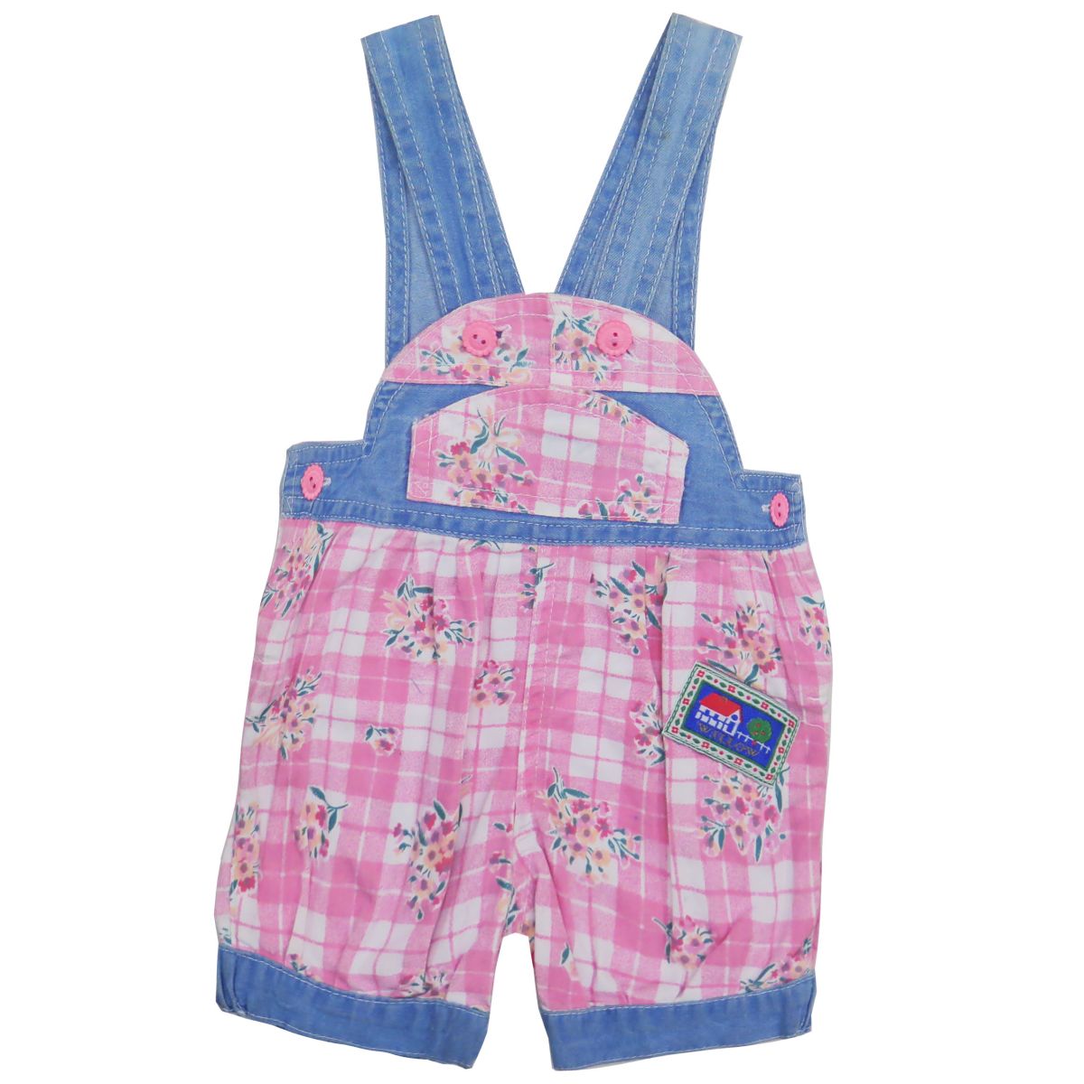 Jardinero de jean con estampado