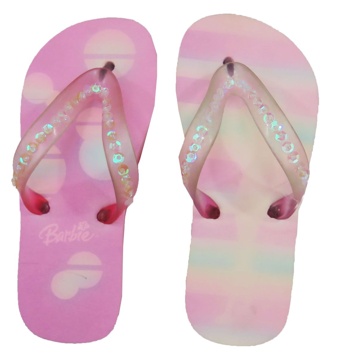 Ojotas Barbie con brillitos