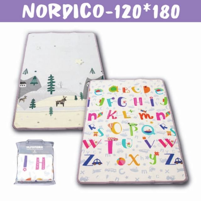 Alfombra Antigolpes Plegable Infantil Reversible 180Cm X 120Cm