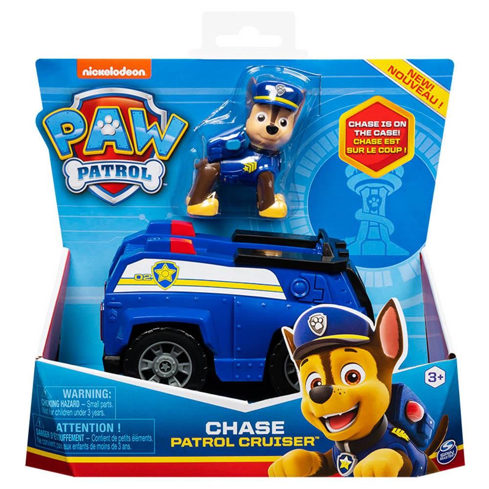 Paw Patrol Muñeco Chase Con Vehiculo - Figura