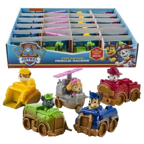 Paw Patrol Mini Vehiculo Con Muñeco - Rueda Libre