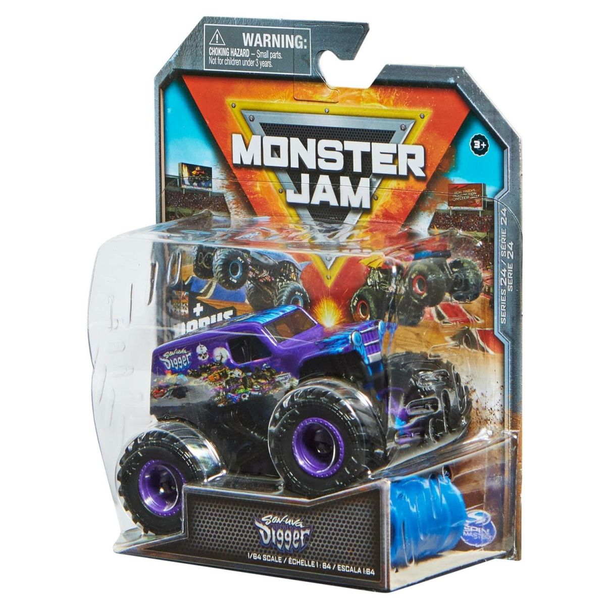 Monster Jam - Vehiculo Monster Truck - Escala 1:64