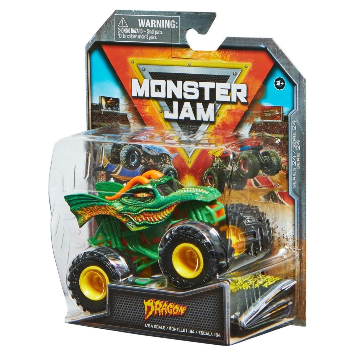 Monster Jam - Vehiculo Monster Truck - Escala 1:64