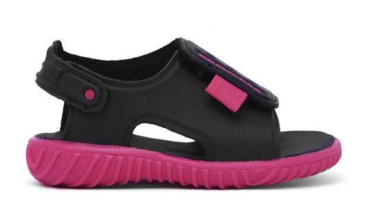 Sandalia Todo Goma Doble Velcro