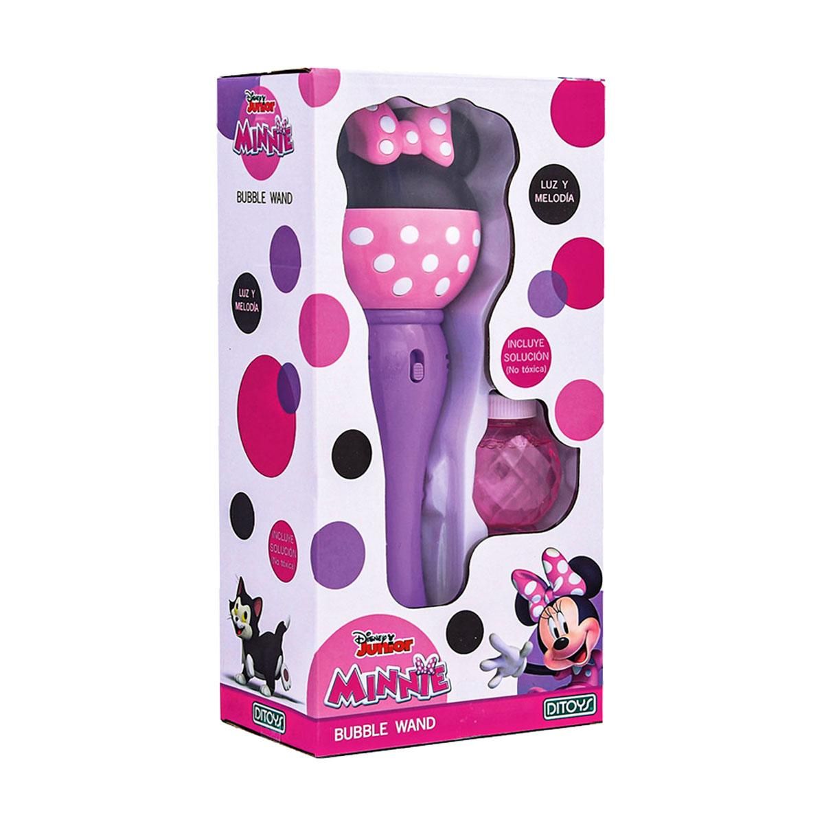 Minnie Mouse Varita De Burbujas - Bubble Wand - Con Luz Y Melodia