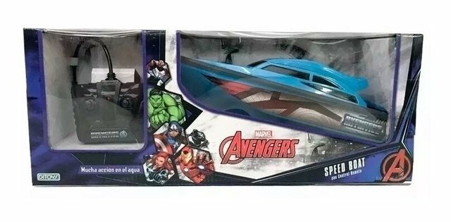 Speed  Boat Con Control Remoto - Lancha - Bote - Marvel Avengers