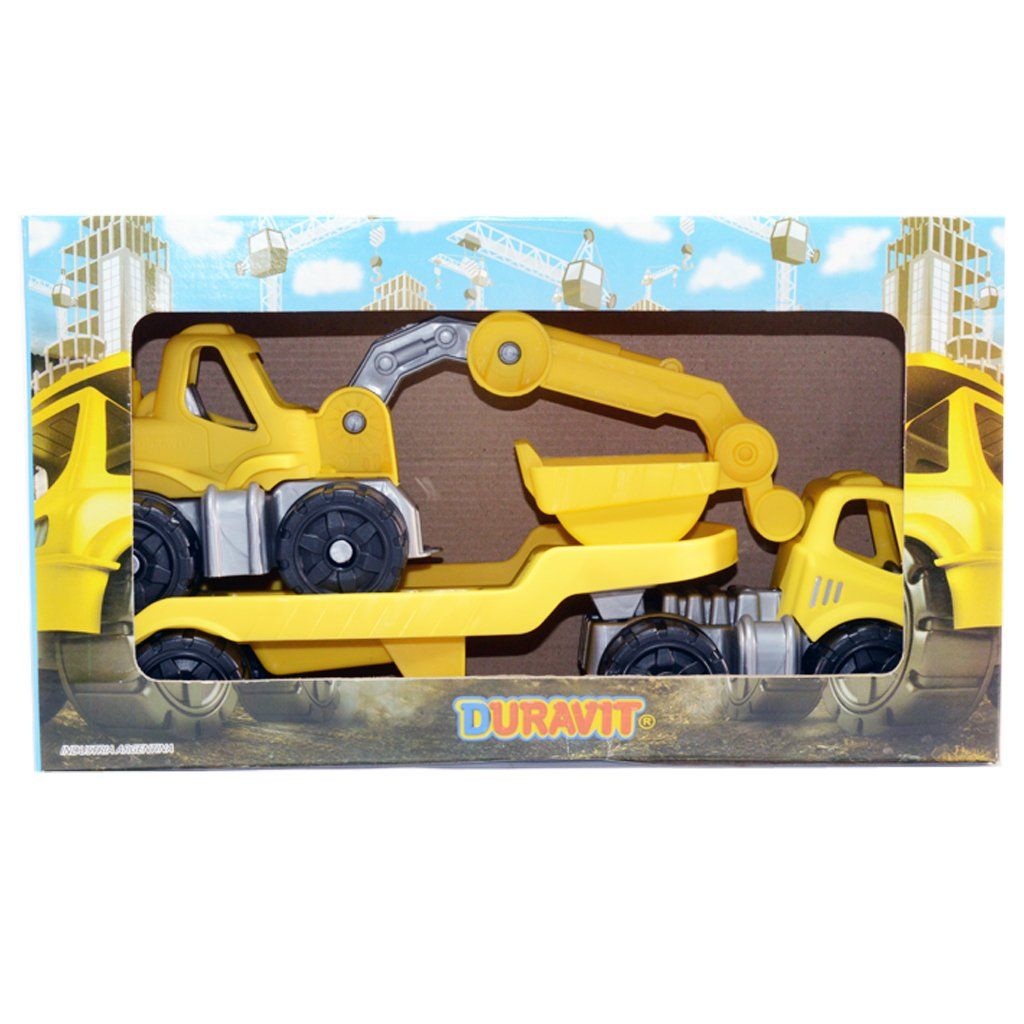 Trailer Retro - Vial Constructor - Camion Con Retro Excavadora