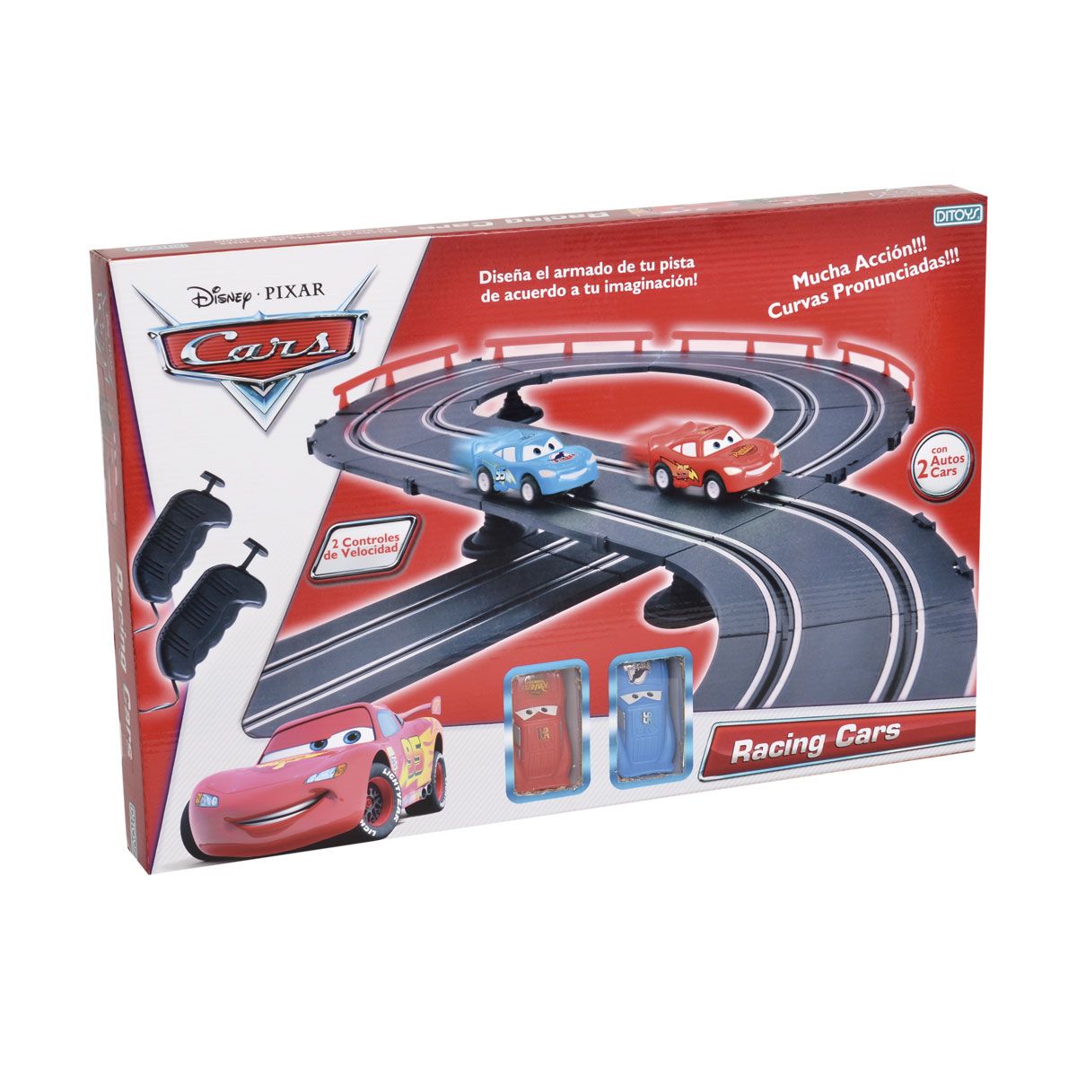 Pista Racing Cars - 2 Autos 2 Controles De Velocidad