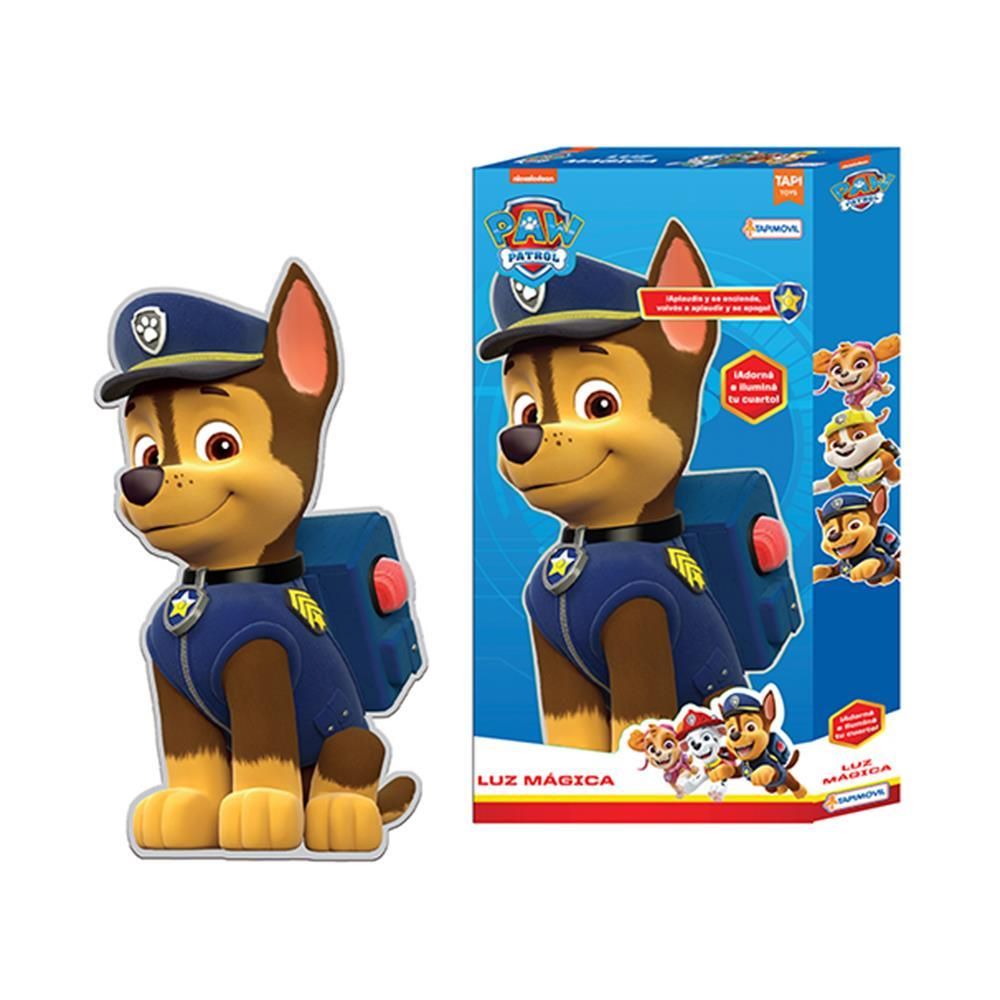 Luz Magica Paw Patrol Chase - Se Enciende Y Se Apaga Aplaudiendo - Para Adornar E Iluminar Tu Cuarto