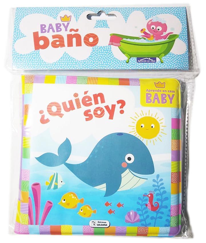 Libro para el Agua - ¿ Quien Soy ? - Baño - Librito de Goma