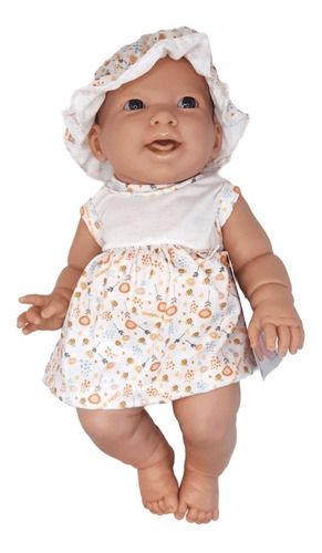 Bebe Bebote Con Vestido Y Gorrito